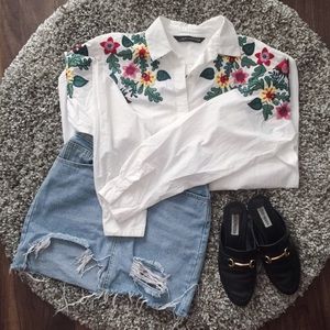 Zara Flower Shirt